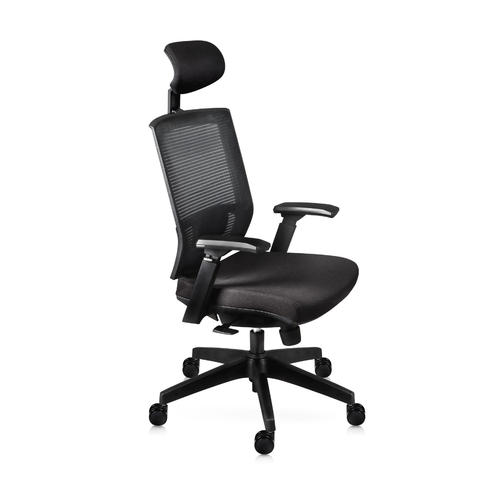 MILÁN C | Sillón Directivo Ergonómico con Cabecera y Seguridad Premium 🛡️👔