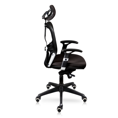 BARI C | Silla Directiva Ergonómica con Mecanismo de Rodilla y Cabecera 180° 🌟