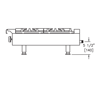 Parrilla de Encimera Imperial® IHPA-6-36 | 6 Quemadores Abiertos a Gas 🥘⚡