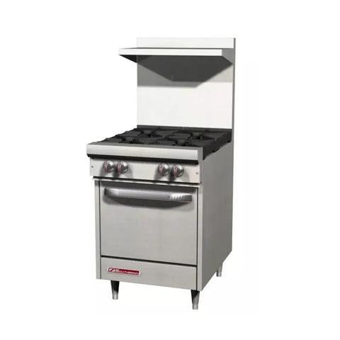 Estufa de Gas Southbend® S24E Serie S | 24 Pulgadas con 4 Quemadores Abiertos