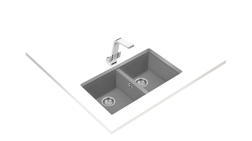 Fregadero Teka MAESTRO SQUARE 760 TG SG - Tegranite Stone Gray