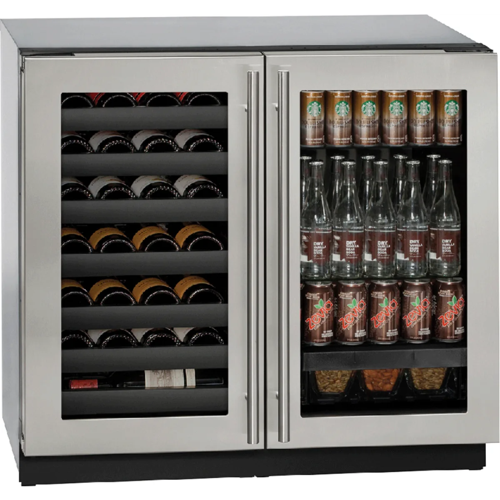 🍾 U-3036BVWCS-00B / Centro de Bebidas 36" Side-by-Side Premium Serie 3000