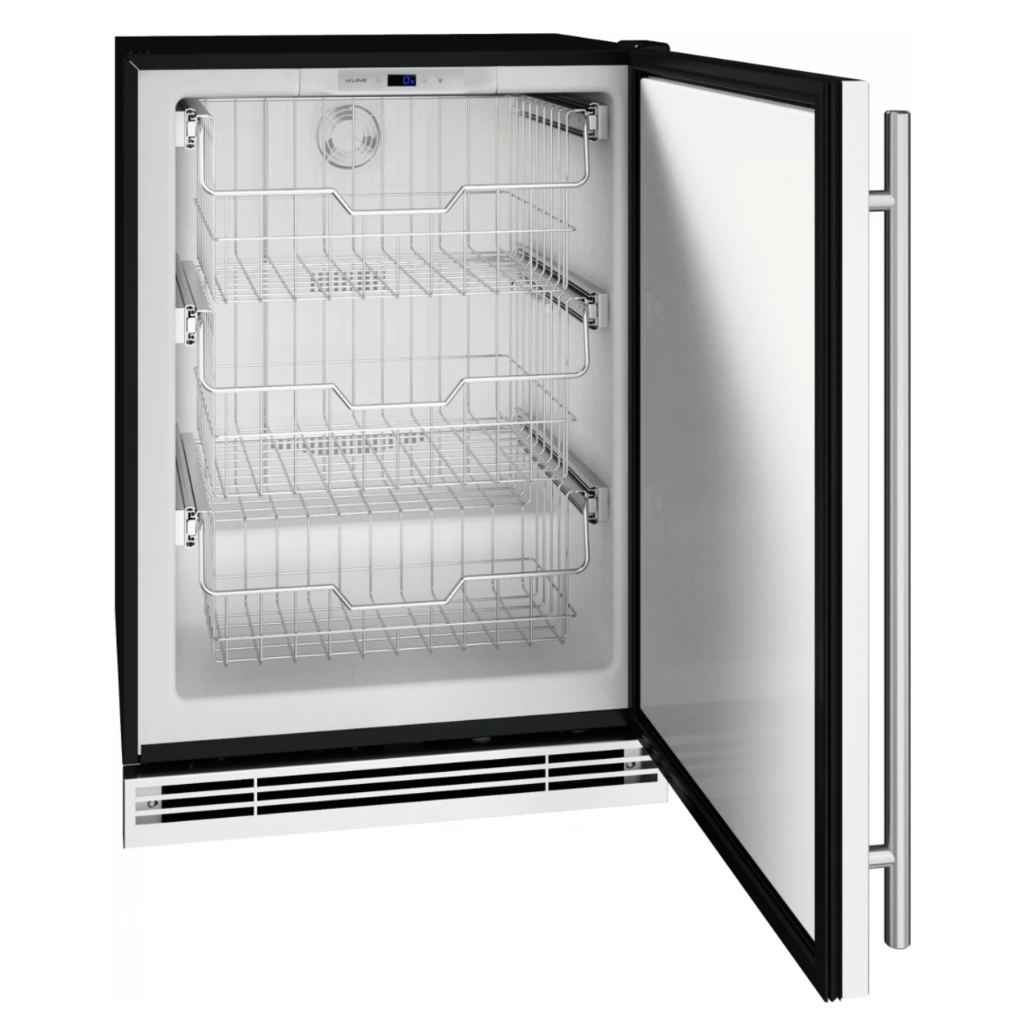 🍦 UHFZ124-SS01B / Congelador Convertible 24" U-LINE Reversible Hinge Stainless Solid 115v