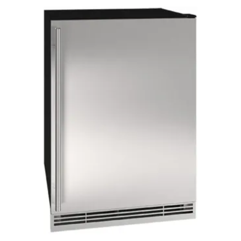 🧊 UHRF124-SS01A / Combo Refrigerador con Congelador 24" Reversible Hinge Stainless Solid 115v