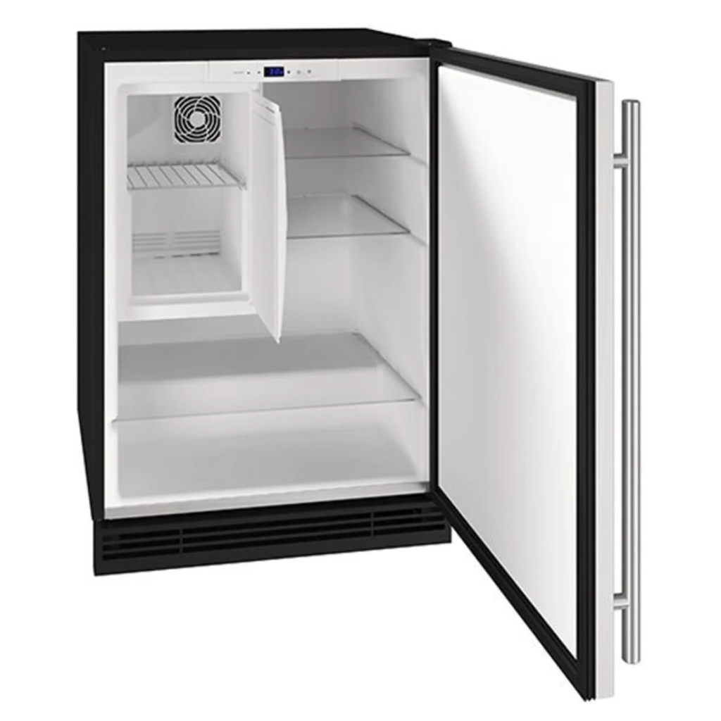 🧊 UHRF124-SS01A / Combo Refrigerador con Congelador 24" Reversible Hinge Stainless Solid 115v
