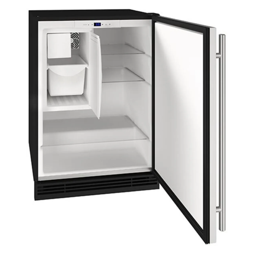❄️ UHRI124-SS01A / Combo Frost Free Refrigerator/Freezer 24" Stainless Solid 115v