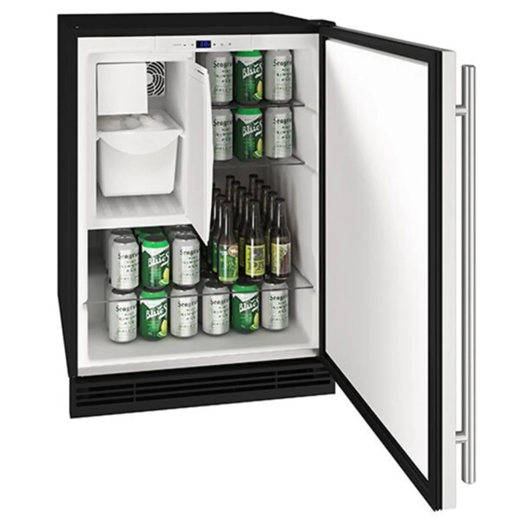 ❄️ UHRI124-SS01A / Combo Frost Free Refrigerator/Freezer 24" Stainless Solid 115v