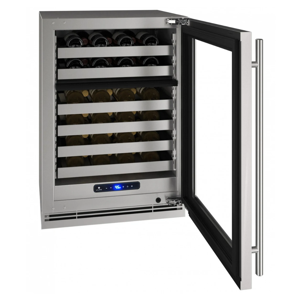 🍷 UHWD524-SG01A / Cava de Vino 24" U-LINE Dual Zone Clase 5 (49 Botellas)