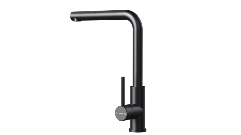 Monomando de Cocina Teka UNI 9331 BK – Acabado Negro Mate con Maneral Extraíble