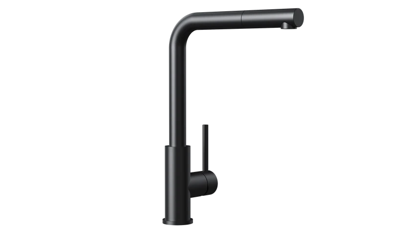 Monomando de Cocina Teka UNI 9331 BK – Acabado Negro Mate con Maneral Extraíble