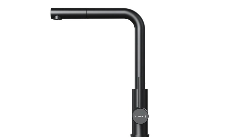 Monomando de Cocina Teka UNI 9331 BK – Acabado Negro Mate con Maneral Extraíble