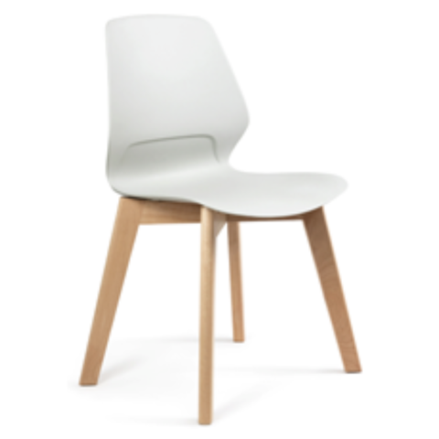 VARENNA VBM | Silla Ergonómica con Base de Madera 🪵✨