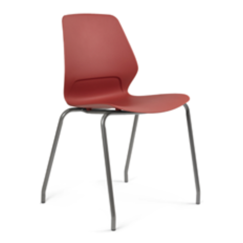 VARENNA V | Silla Ergonómica Apilable de Cuatro Patas 🪑 📚