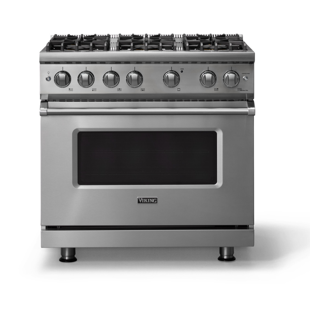 VGR53646BSS | Estufa Viking Pro 36" Quemadores Sellados ✨