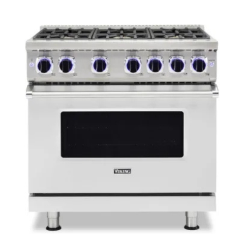 VGR73626BSSLP | Estufa Serie 7 Viking de 36" (Gas LP) 🔥⭐⭐