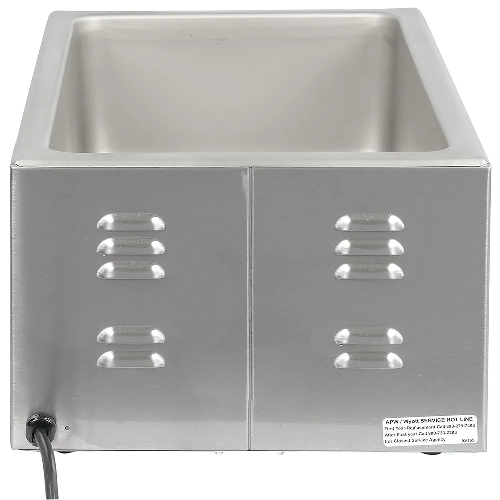 Cubeta Calentadora de Encimera APW Wyott® W-3VI | Serie x*PERT™ de 22 Qt 🥘🔥