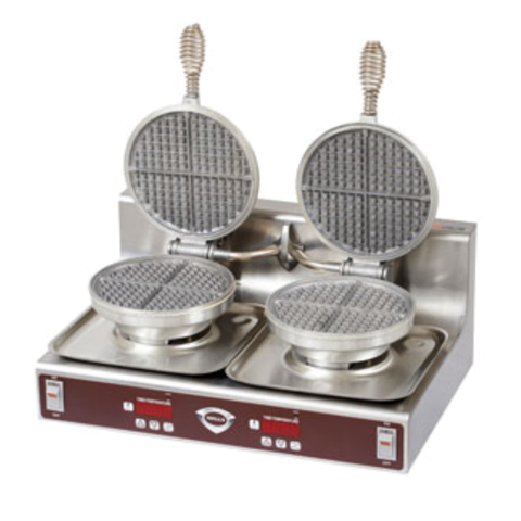 Waflera Doble Eléctrica Wells® WB-2E | Placas de Aluminio de Alto Rendimiento 🧇🔥