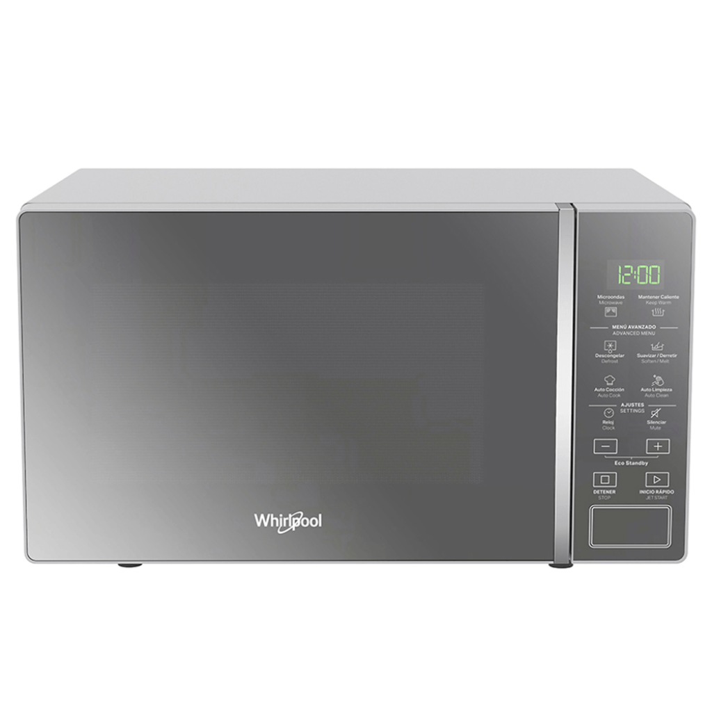 WM1807D / Horno de Microondas Whirlpool 0.7 p³ (20 L) Gris Compacto ⚡🧊