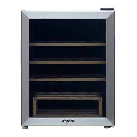WW2110S / Cava de Vinos Whirlpool 21 Botellas Gris Acero 🩶🍷❄️