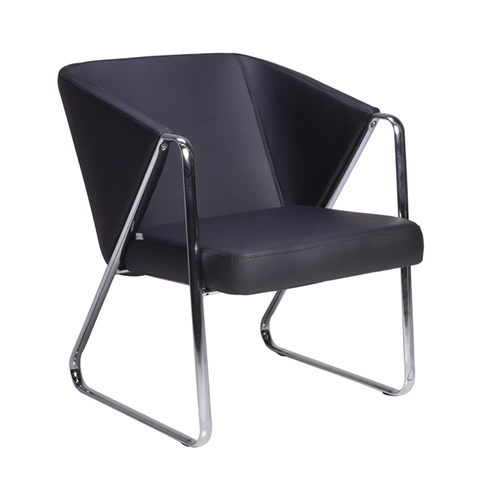 ZIBA | Sillón de Diseño en Decopiel y Acero Cromado 🛋️✨
