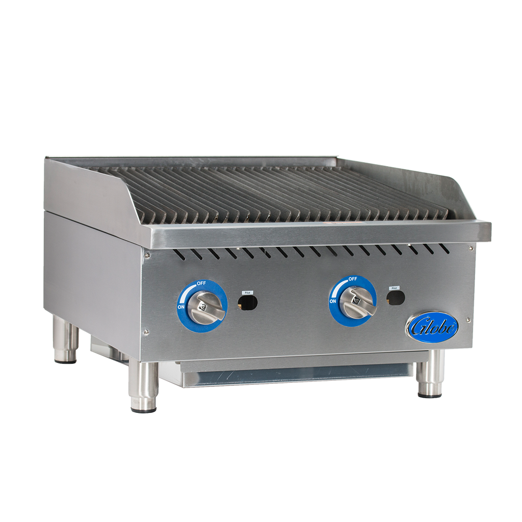 Asador de Encimera a Gas Globe® GCB24G-SR | 24 Pulgadas (60.96 cm) con Sistema Radiante 🥩✨