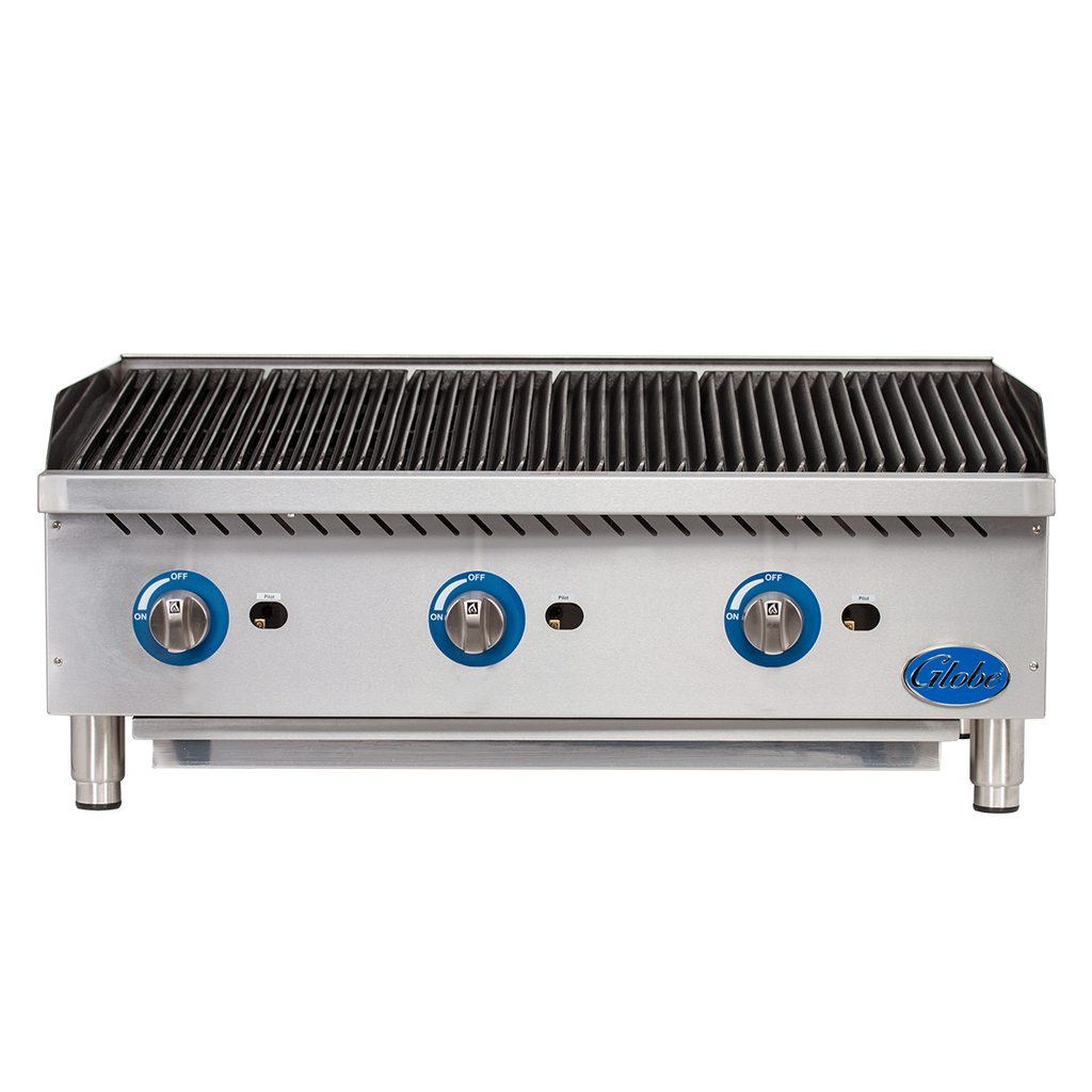 Asador de Encimera a Gas Globe® GCB36G-SR | 36 Pulgadas (91.44 cm) con Sistema Radiante 🥩✨