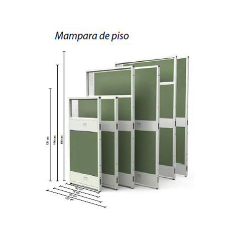 Mamparas de Piso I-WORK 160X60